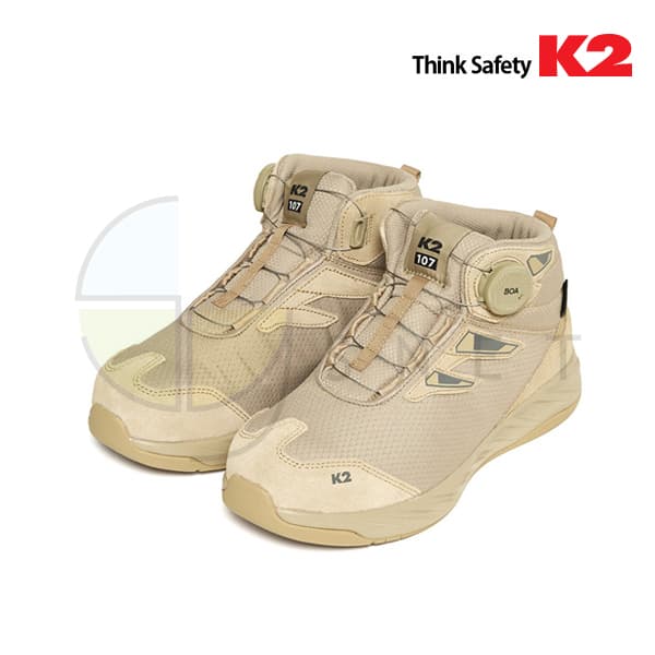 K2-107BE/논슬립화(세제1급+오일2급)/K2/6인치/다이얼/베이지/230~290,300