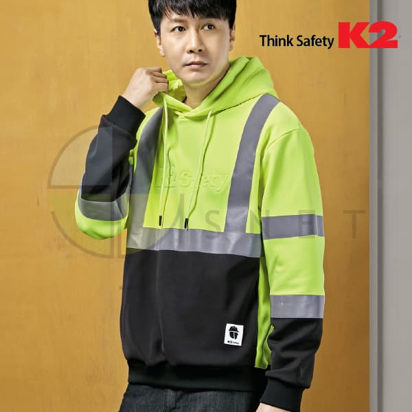 TS-F2203/K2/티셔츠/추동/나일론/폴리기모원단/형광/95~115(5단위)/옐로우
