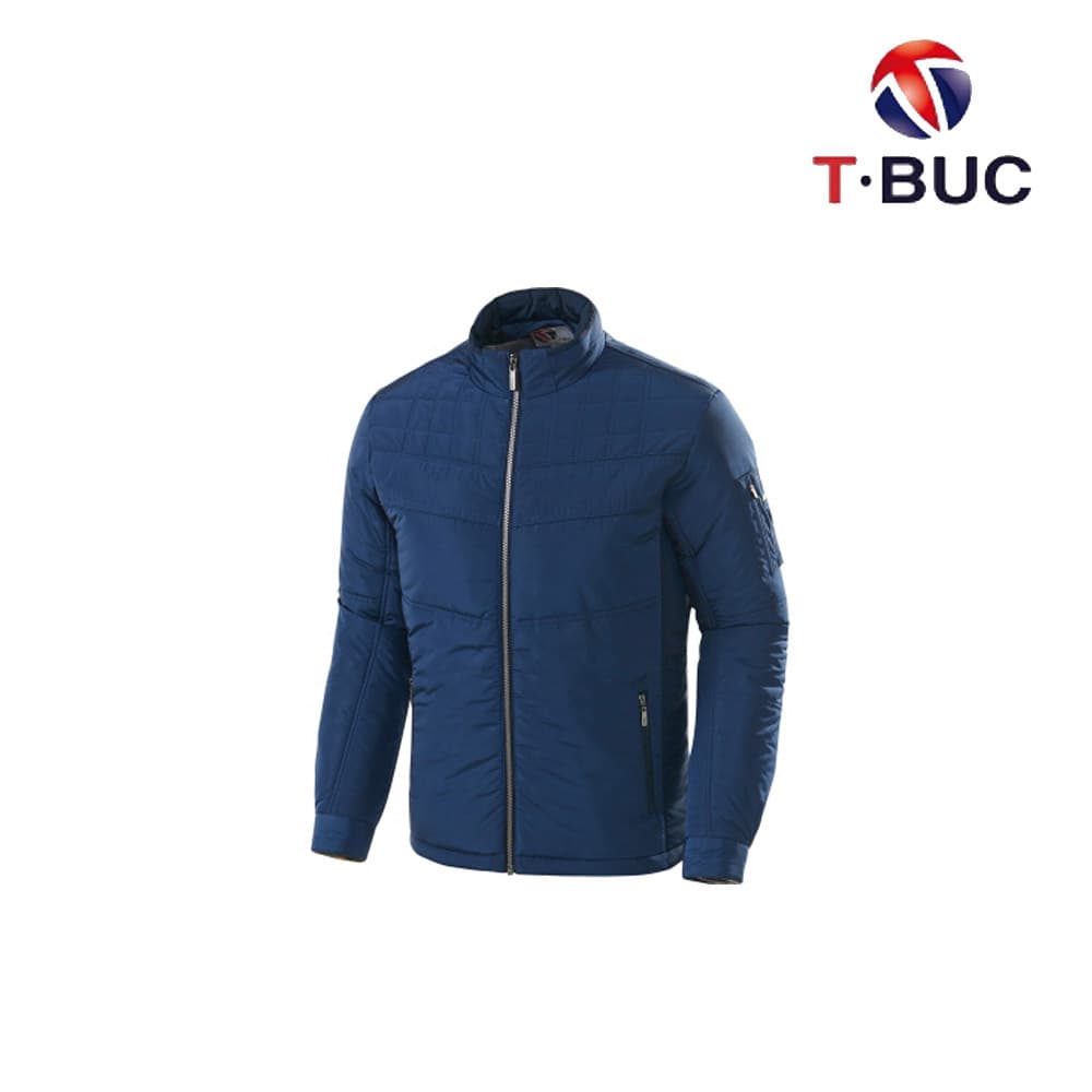 TB-380J/상의/겨울/티뷰크/패딩작업복/폴리100/정전기차폐안감/YKK지퍼/네이비
