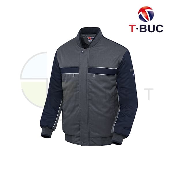 TB-513/점퍼/겨울/티뷰크/TR배색점퍼/마이크로패딩/M. 그레이/M~4XL