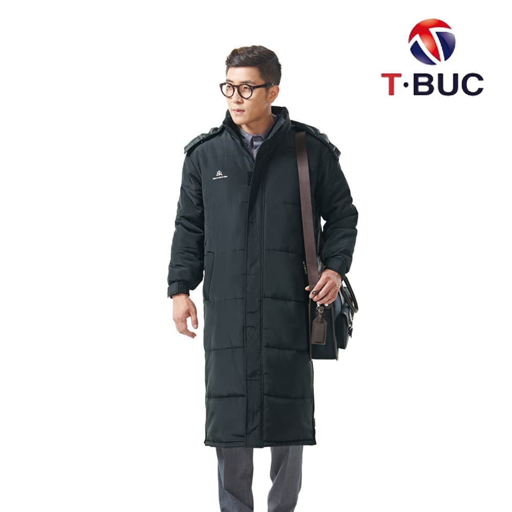 TB-814J/상의/겨울/티뷰크/폴리CDC롱코트/폴리100/정전기차폐안감/YKK지퍼/블랙