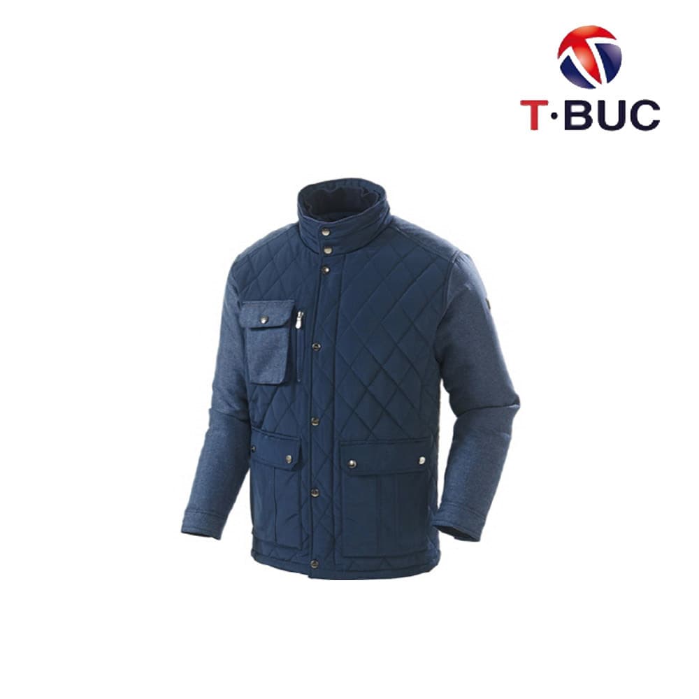 TB-590J/상의/겨울/티뷰크/패딩작업복/폴리100/정전기차폐안감/YKK/네이비