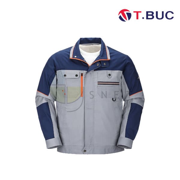 (단예)TB-1012J/상의/춘하/티뷰크/TR스판트로피컬작업복/폴리65+레이온35/YKK/L.그레이&네이비