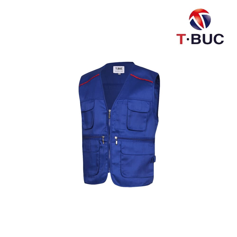 MK-178/조끼/춘추/티뷰크/TC조끼/폴리85+코튼15/코발트