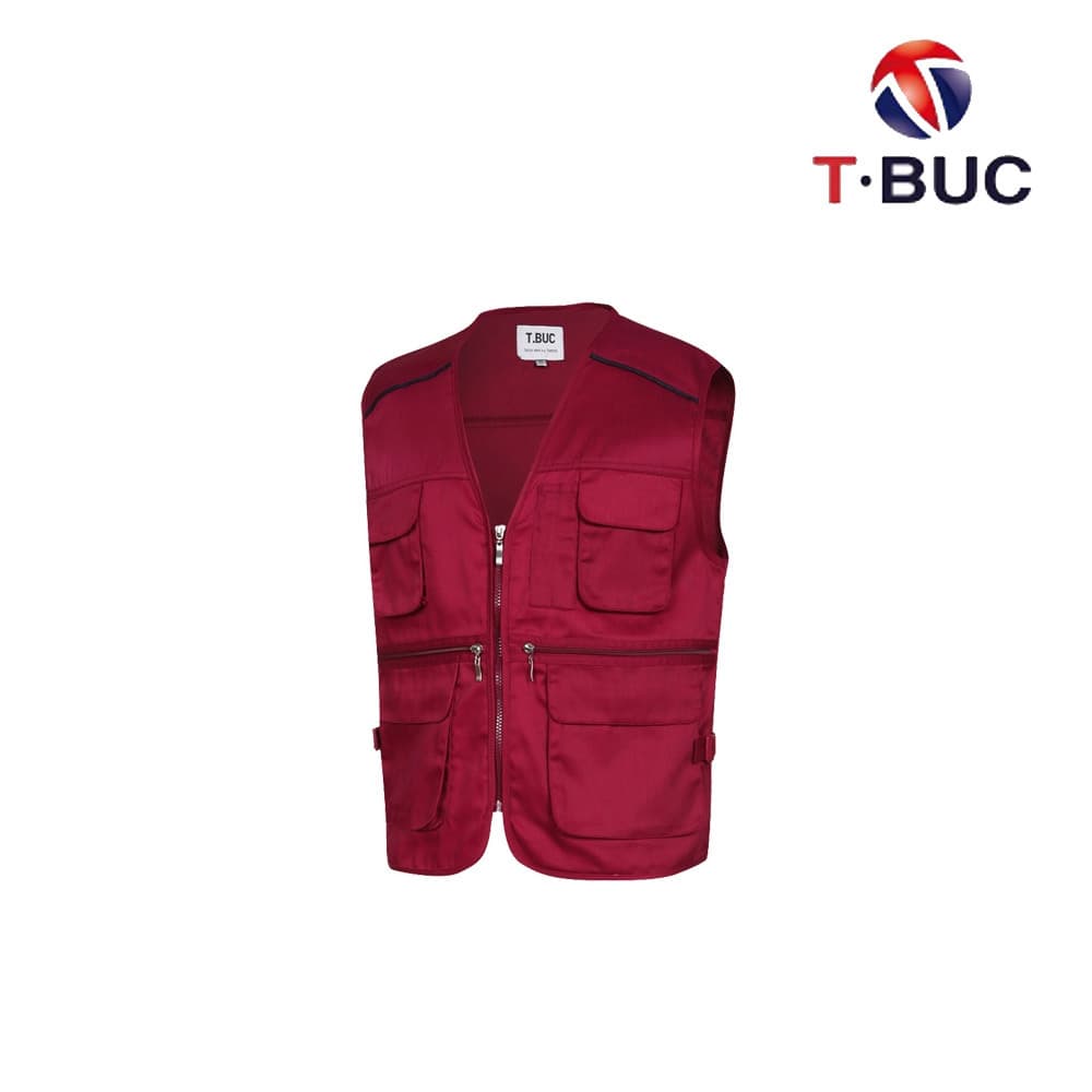 MK-177/조끼/춘추/티뷰크/TC조끼/폴리85+코튼15/퍼플(자주)