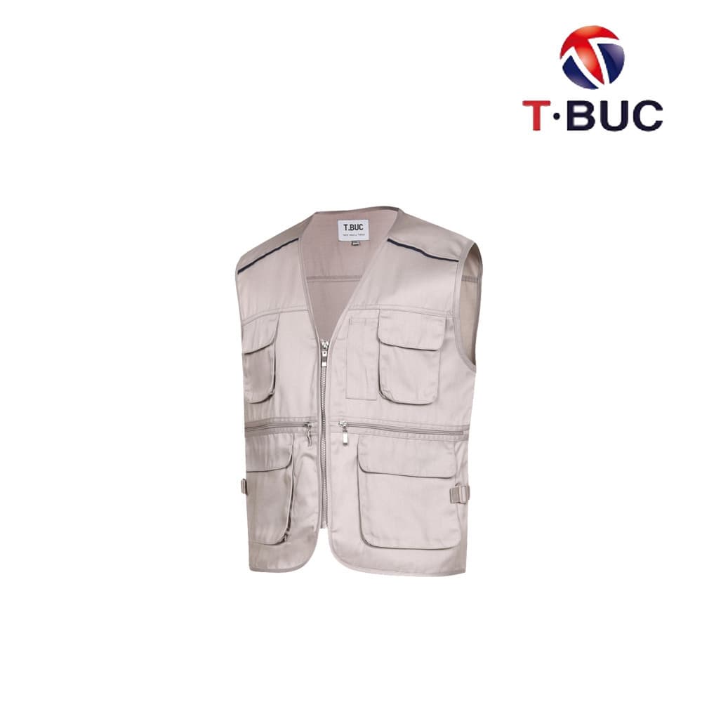MK-174/조끼/춘추/티뷰크/TC조끼/폴리85+코튼15/베이지