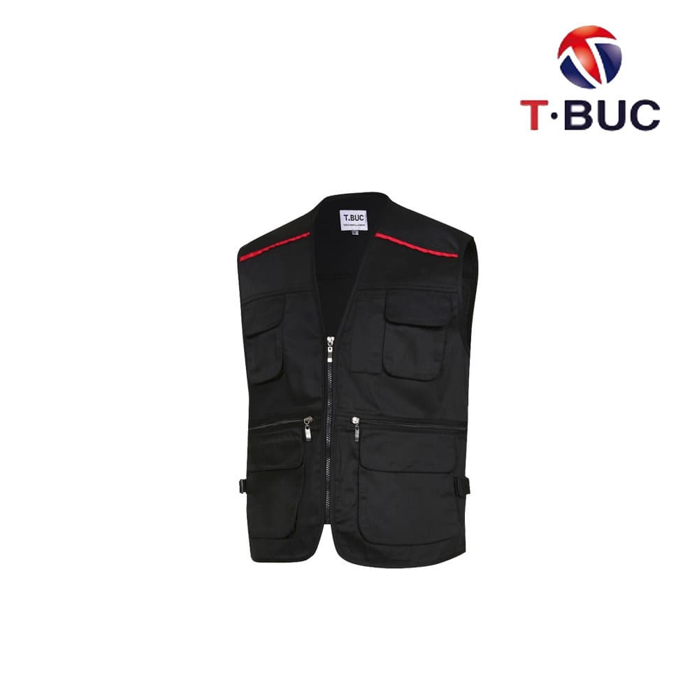 MK-172/조끼/춘추/티뷰크/TC조끼/폴리85+코튼15/블랙